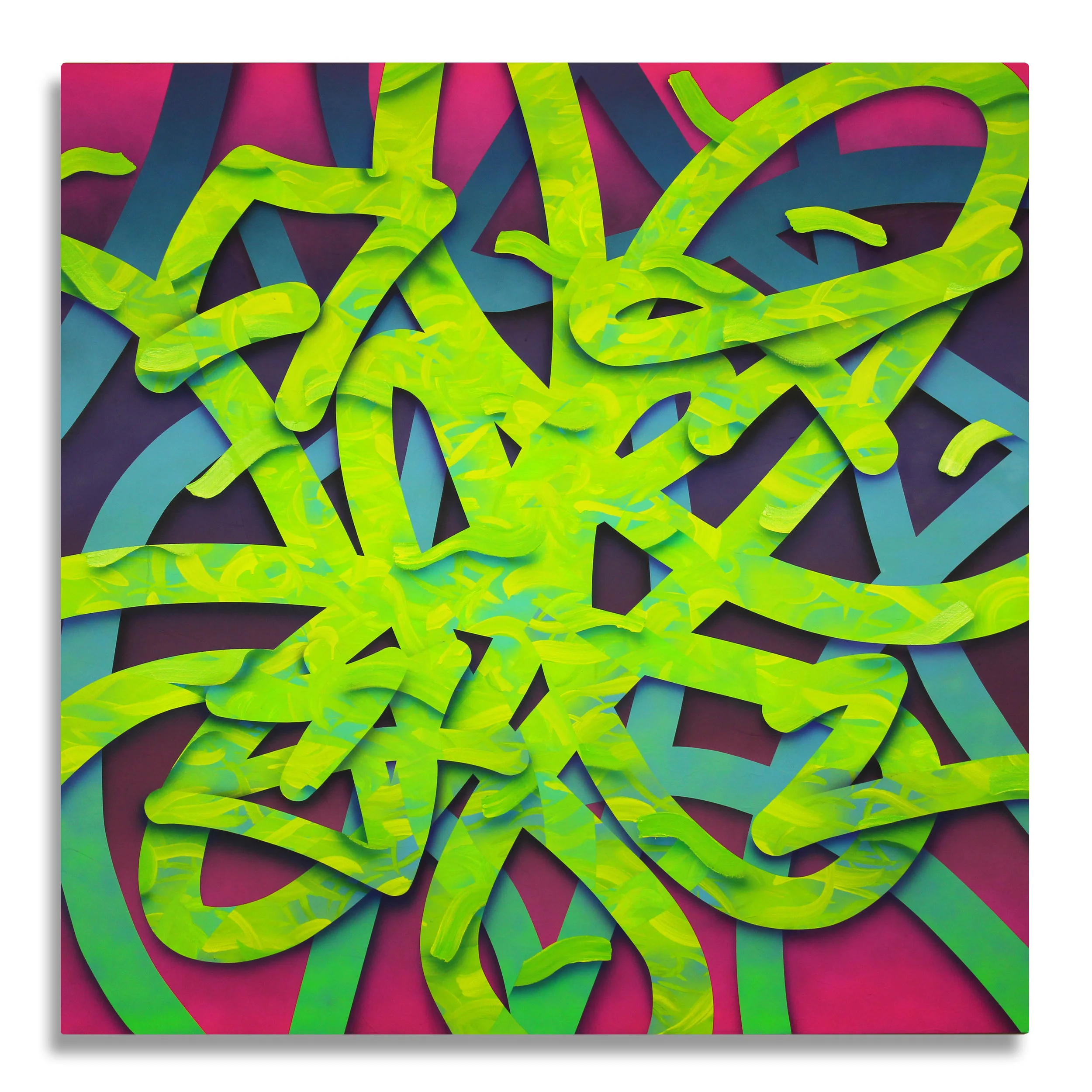 This painting is so basic…201974 x 74 in.Oil, Acrylic and Spray Paint on Canvas