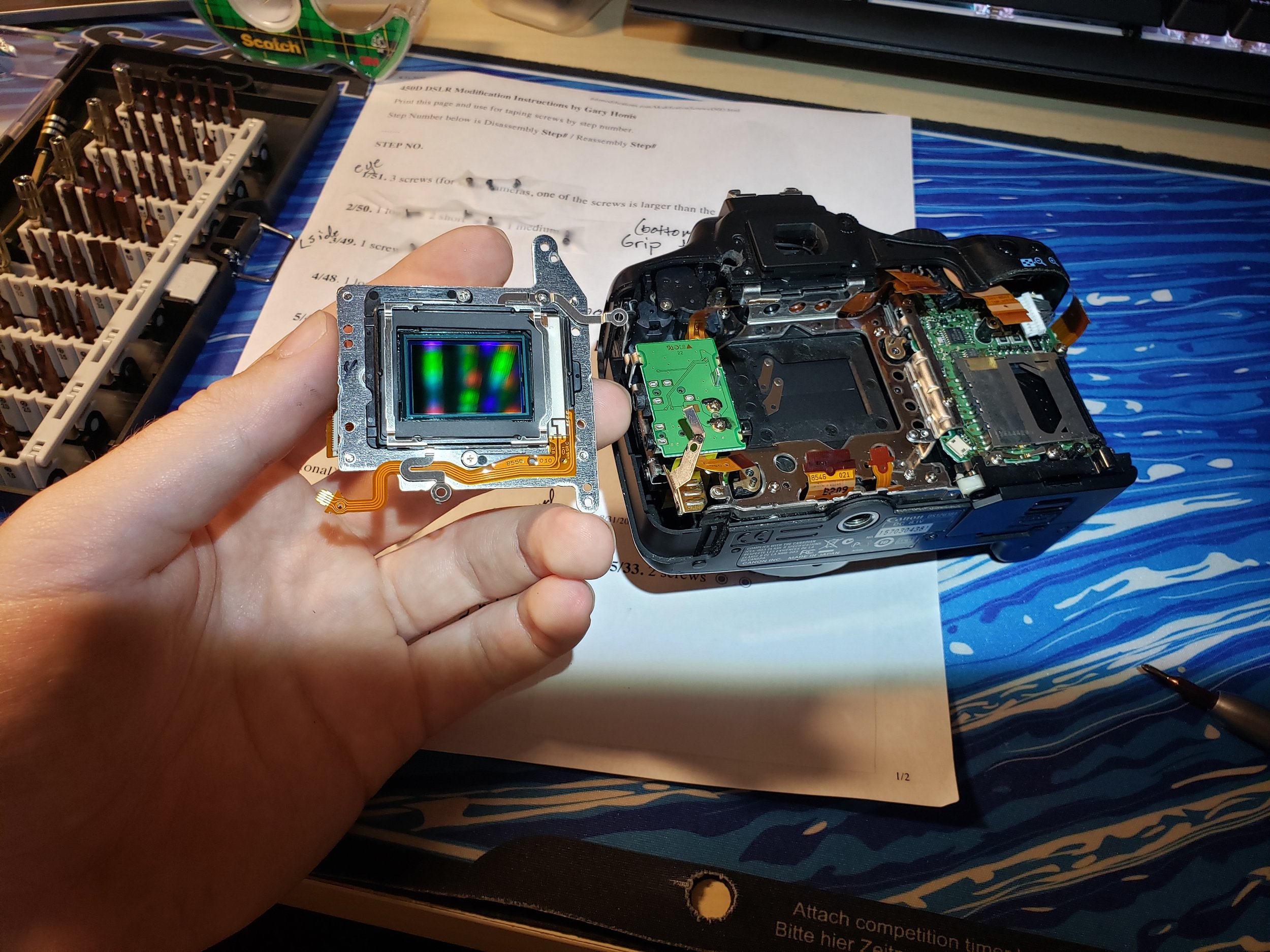 IR-Modification of Canon DSLR — Colin Bourque