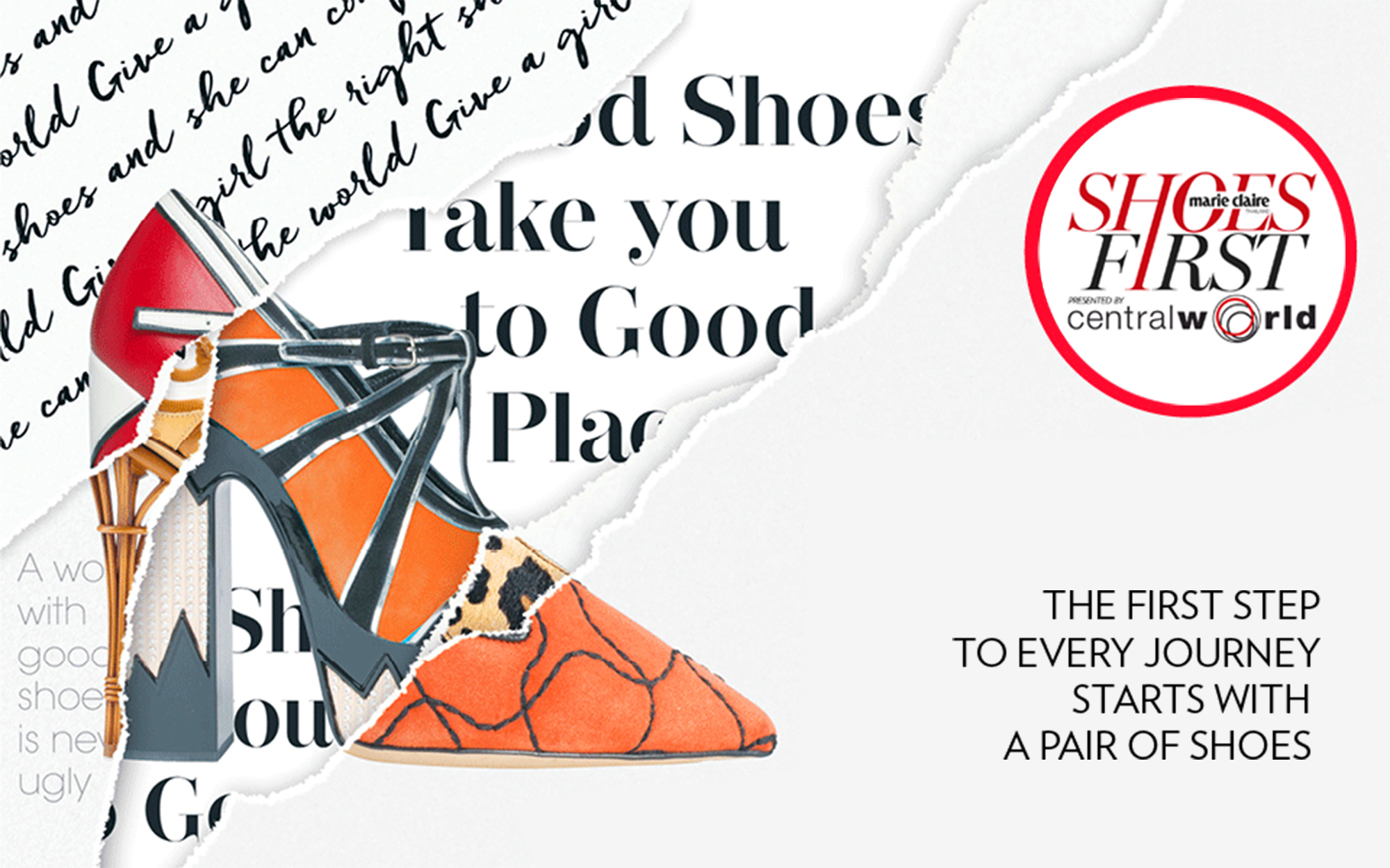 SHOES FIRST, CHARITY EVENT, exhibition and sales promotion.