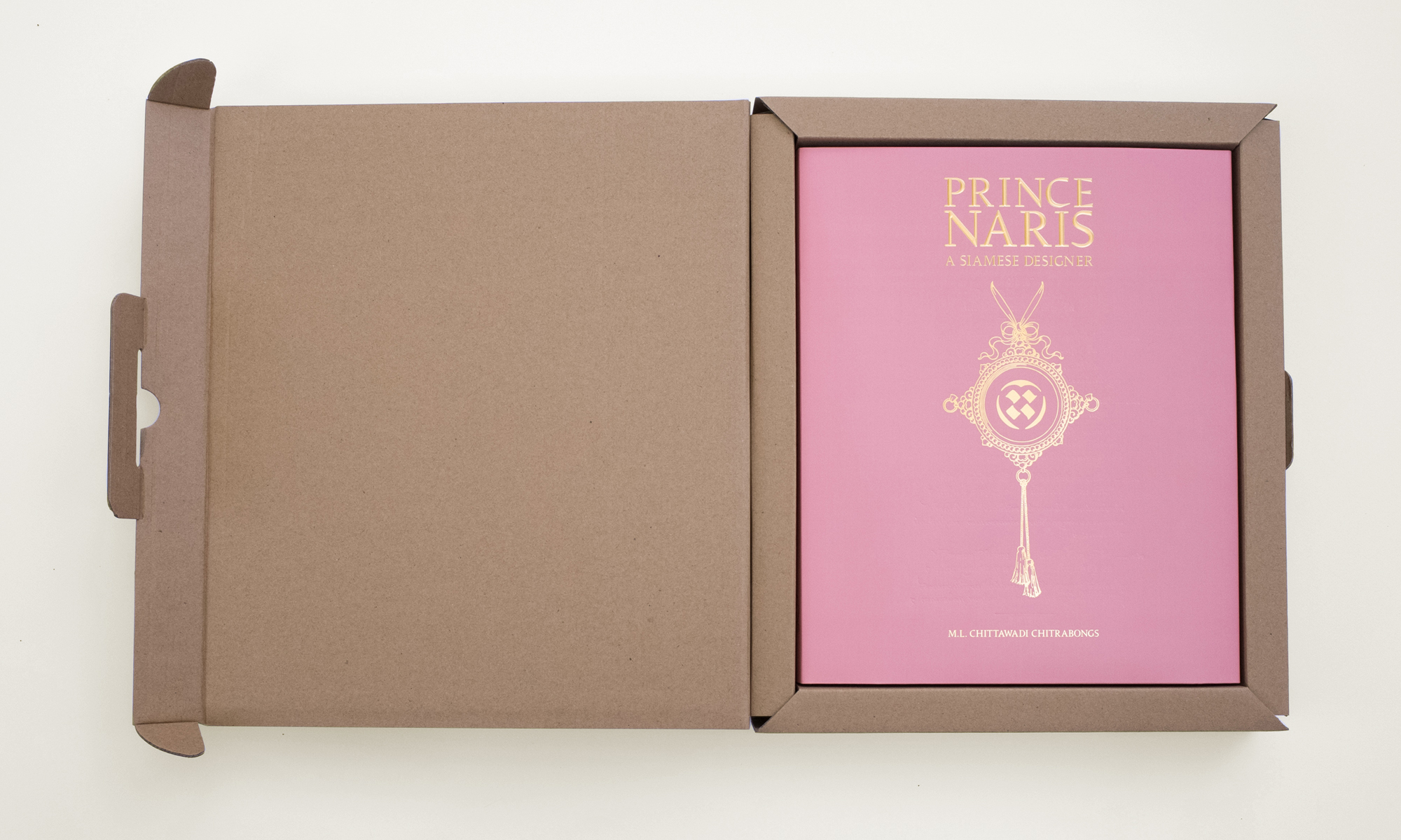 Prince Naris, A Siamese Designer book cover and packaging design.