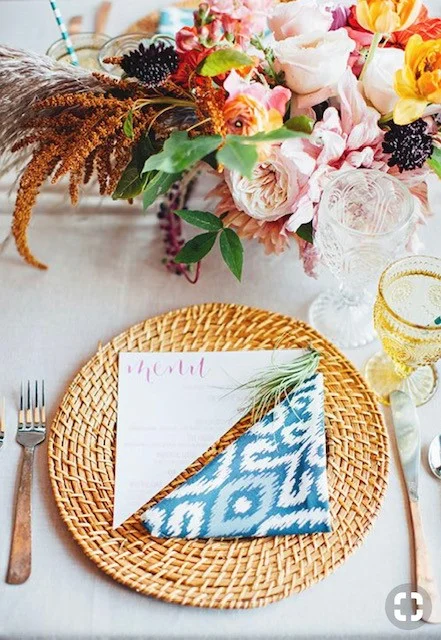 Honey Rattan Charger Plate