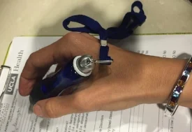 Just a bit short for me. My hand is huge.