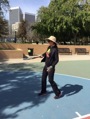 Physical therapy at Roxbury Park.