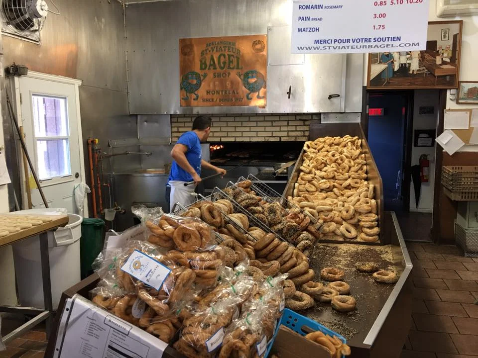 St-Viateur Bagels. Céline visited later.