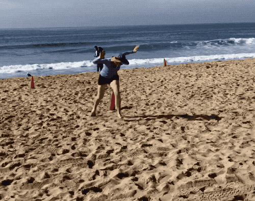 And, she’s down!
