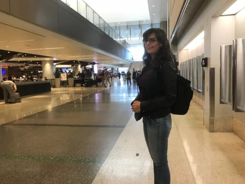International terminal at LAX. Bye, Zach!