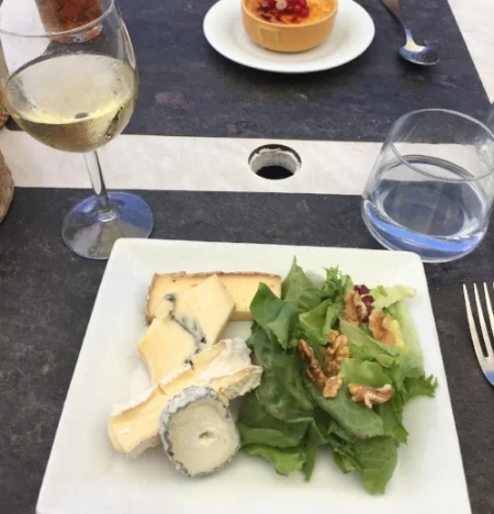 I do miss dining in France.