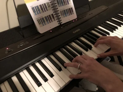 Chopin-sized hands.