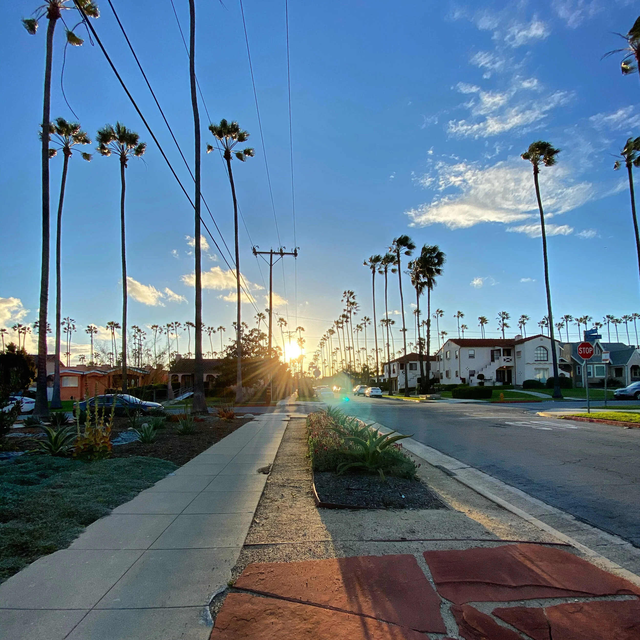 Walking in Los Angeles