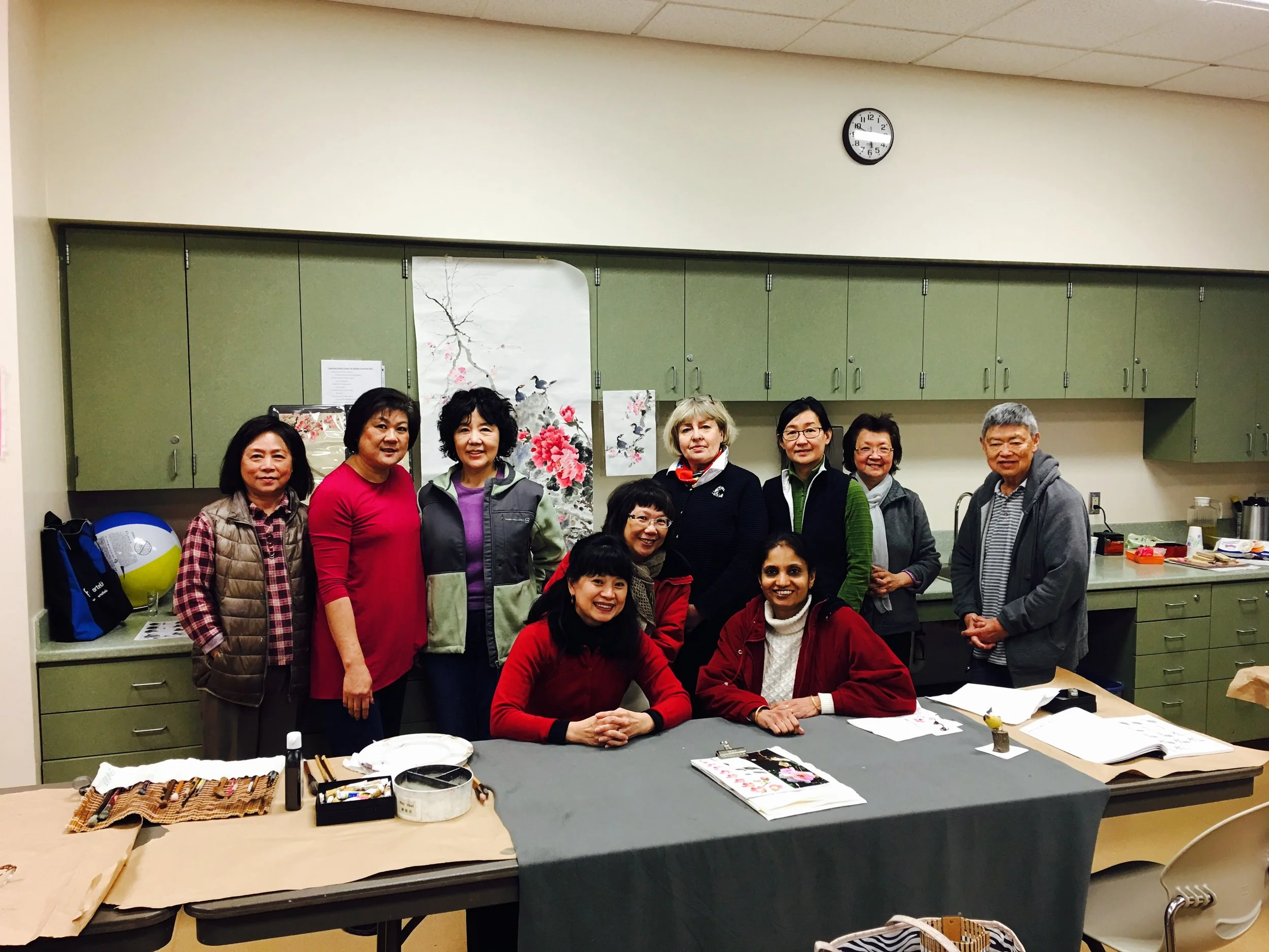 Chinese Painting with May Shei (50+) upcoming session (Jan/16 to March/12/2020)