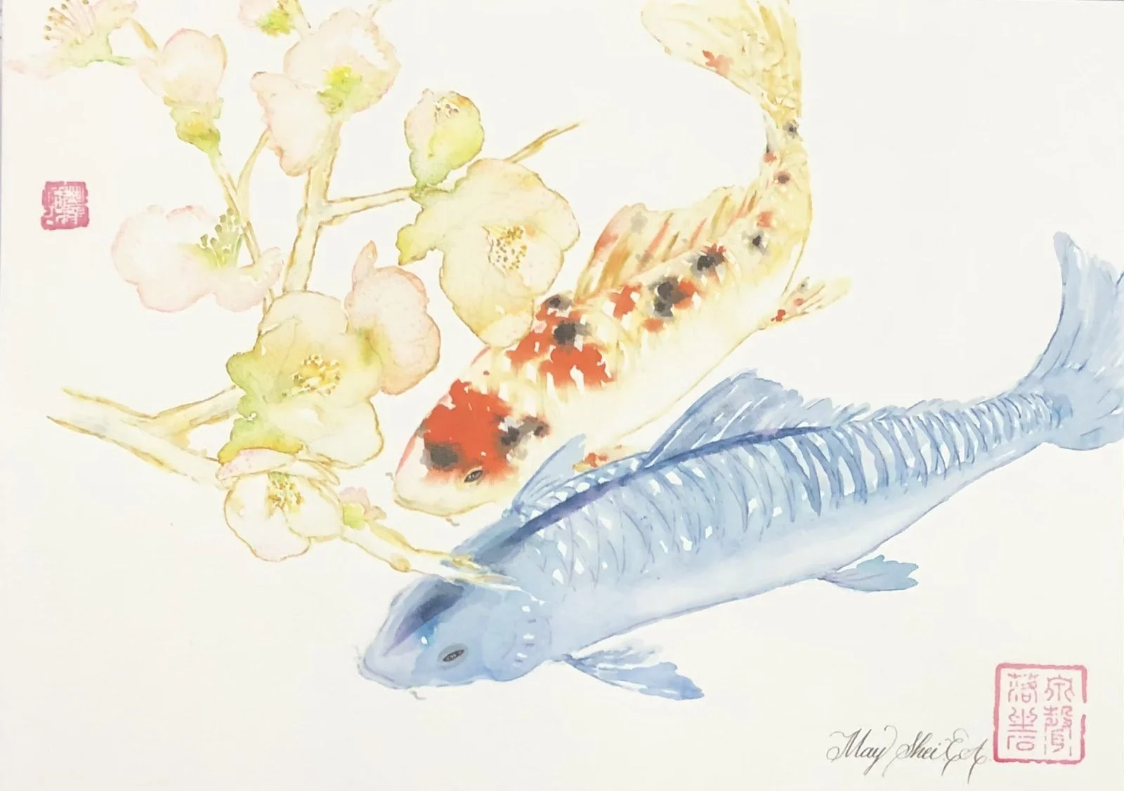 Chinese Painting: Koi Fish and Flowers Workshop