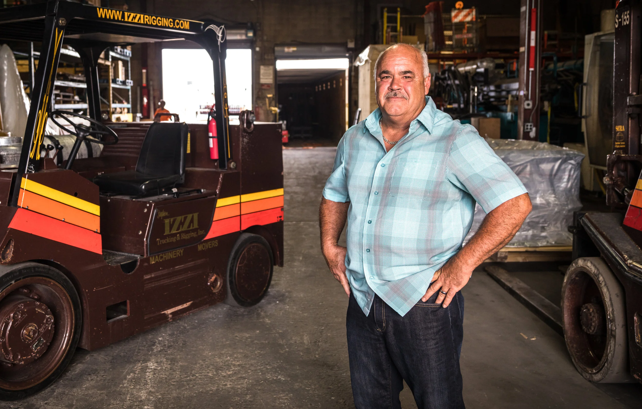 Stephen Izzi Trucking & Rigging.