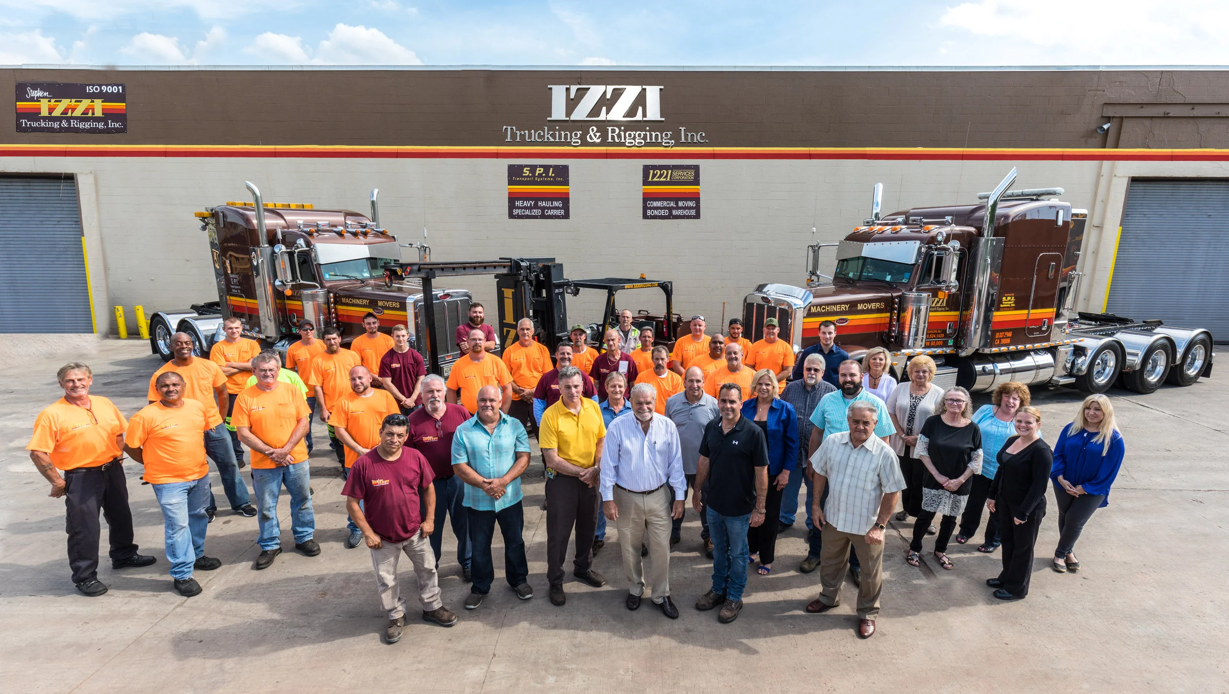 Stephen Izzi Trucking & Rigging.