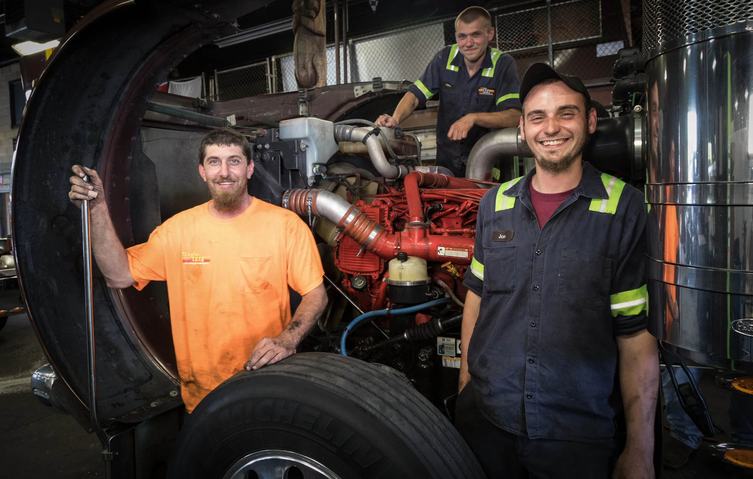 Stephen Izzi Trucking & Rigging.