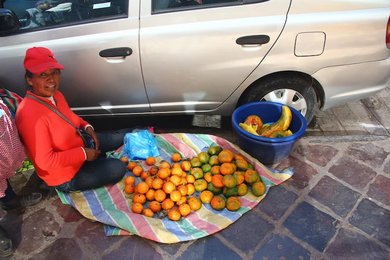 Getting my fruit on while traveling in Peru back in 2012