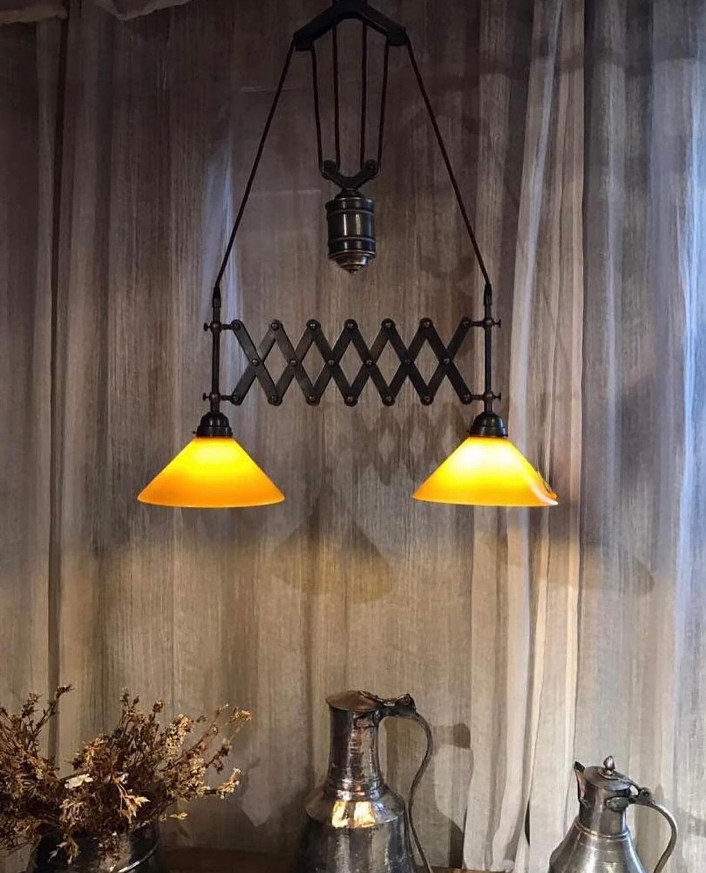 Accordion Pulley Lamp