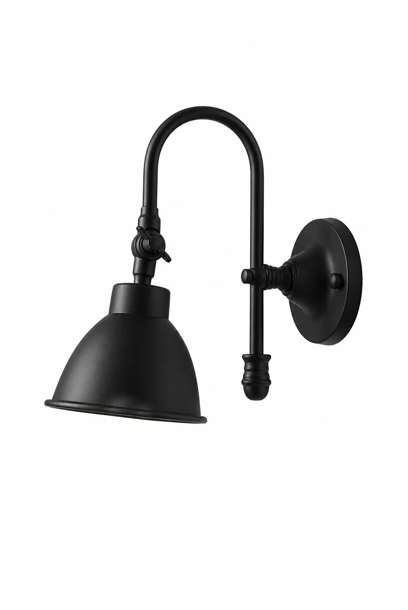 Seville Matte Black Sconce