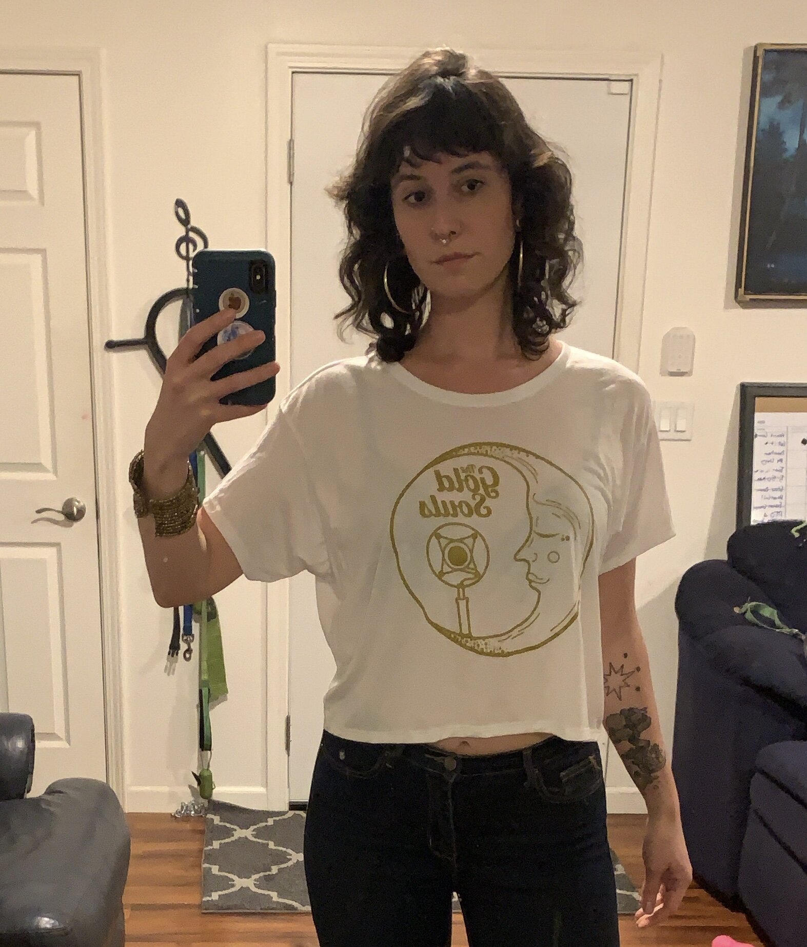 The Gold Souls Crop Tee 