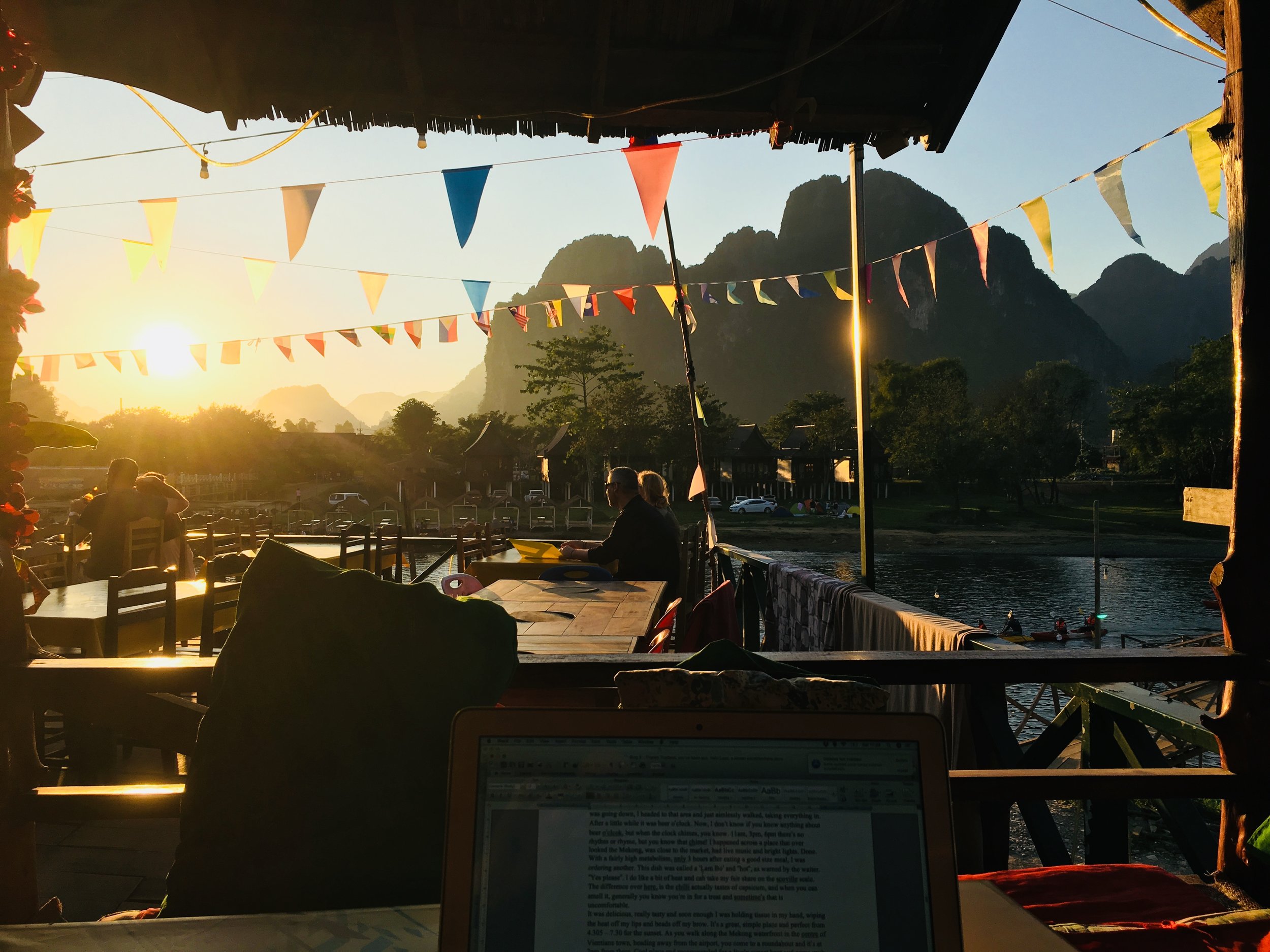 Stunning views from Vang Vieng