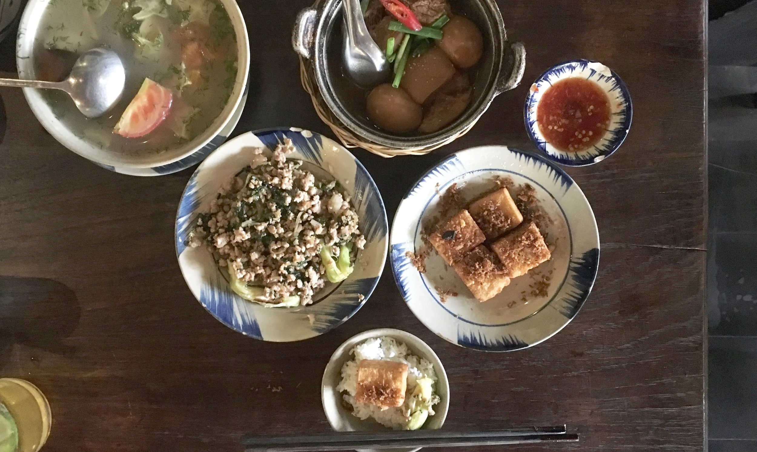 Probably my favourite meal in Ho Chi Minh City and Southern Vietnam. I never thought I’d say it, but tofu rocks man, so delicious.