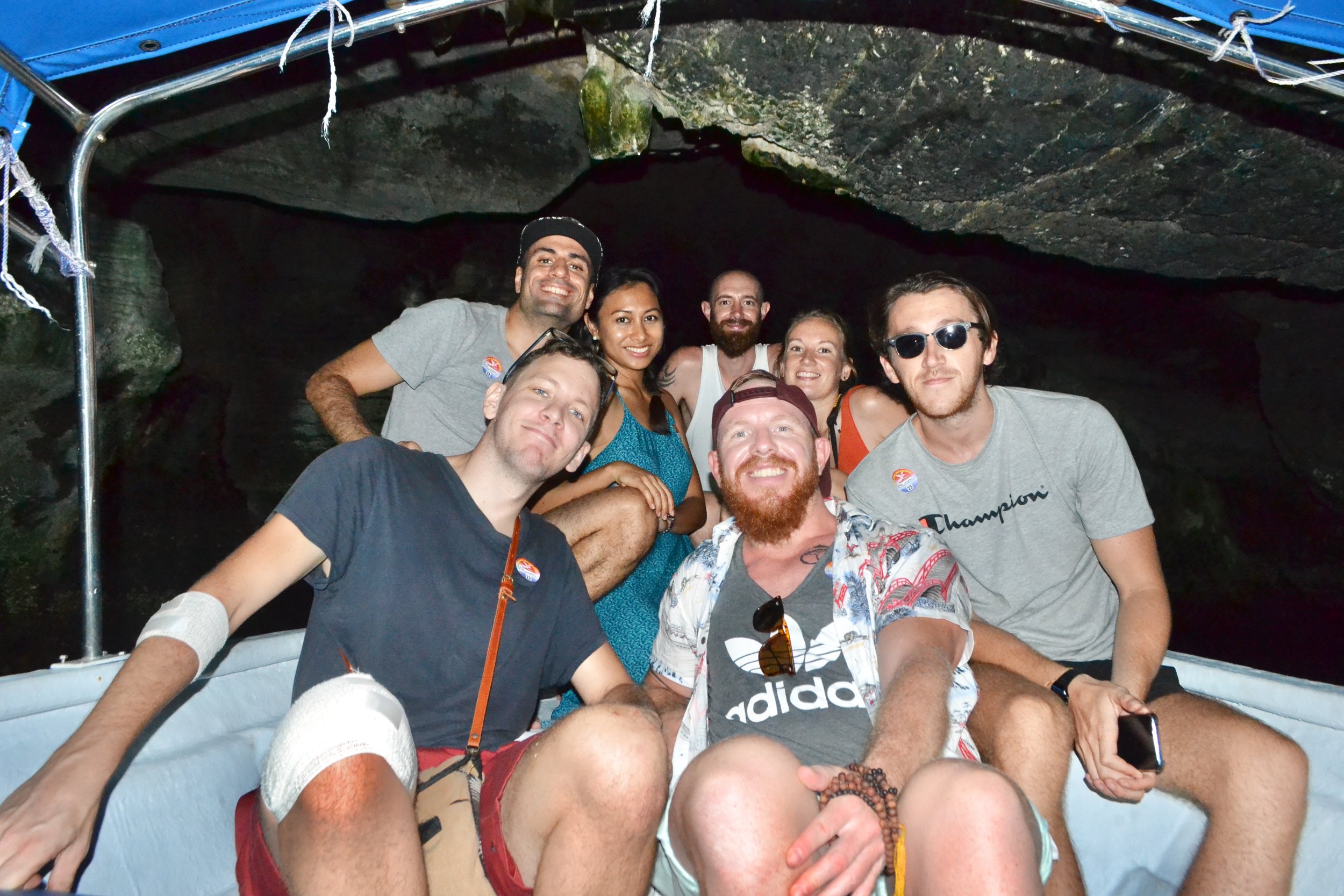 Back left to right. Odin, Nurul, Adam, Senna, Front Right to left Matt, me and Dillon, all bandaged up.