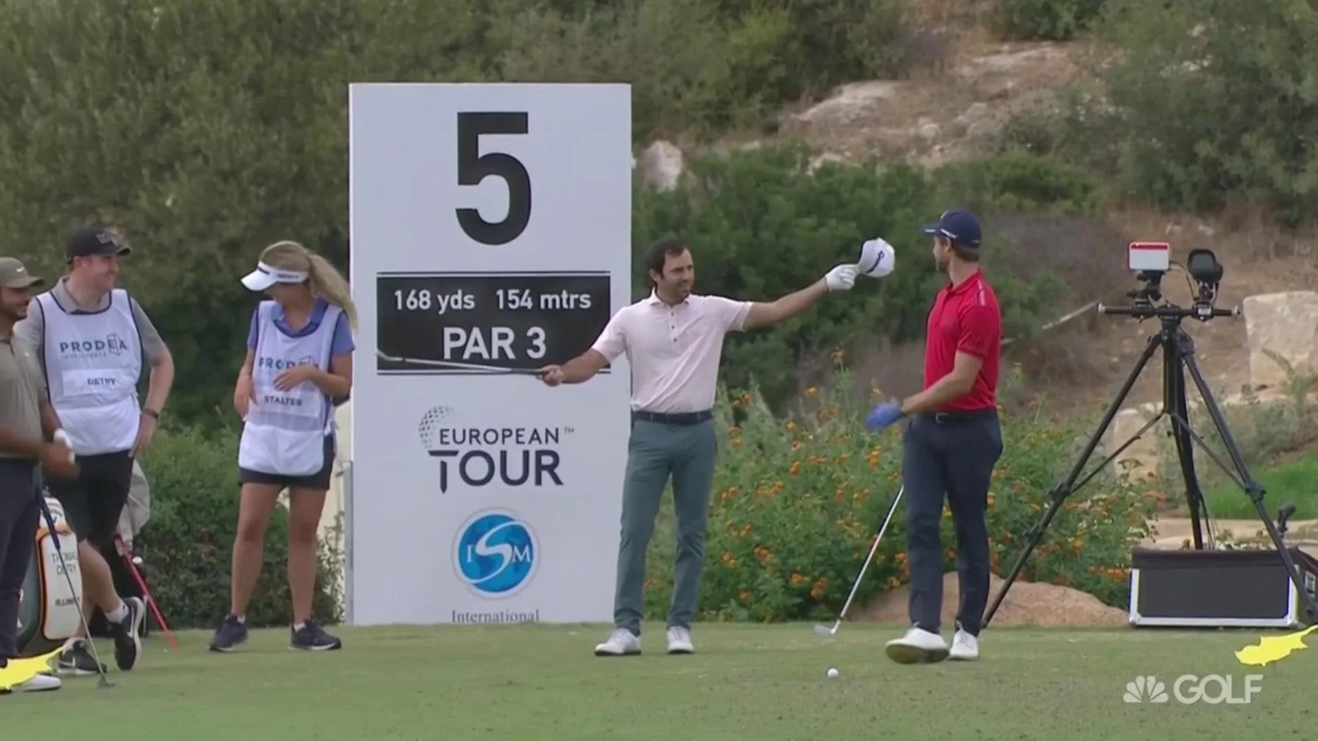 Trou en 1 TRICOLORE sur le Tour Européen