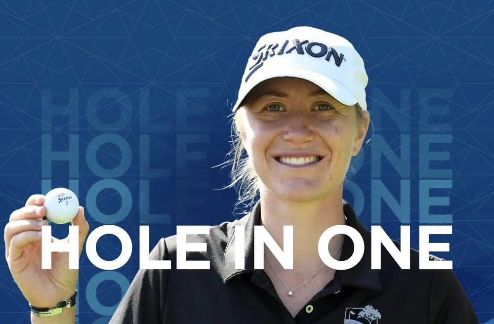 Trou-en-1 TRICOLORE sur le Ladies European Tour