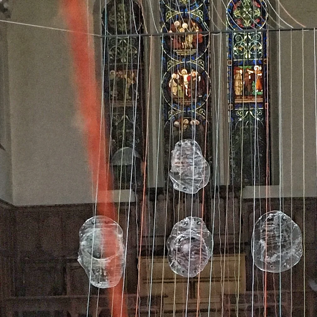 View of the suspended puddles