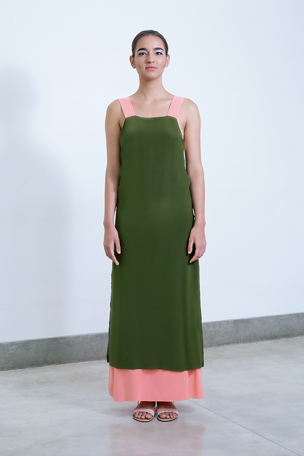 Asha layered dress - Olive_Coral.jpg