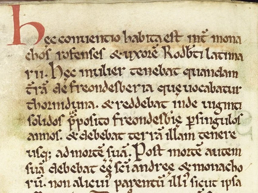Textus Roffensis — Rochester Cathedral