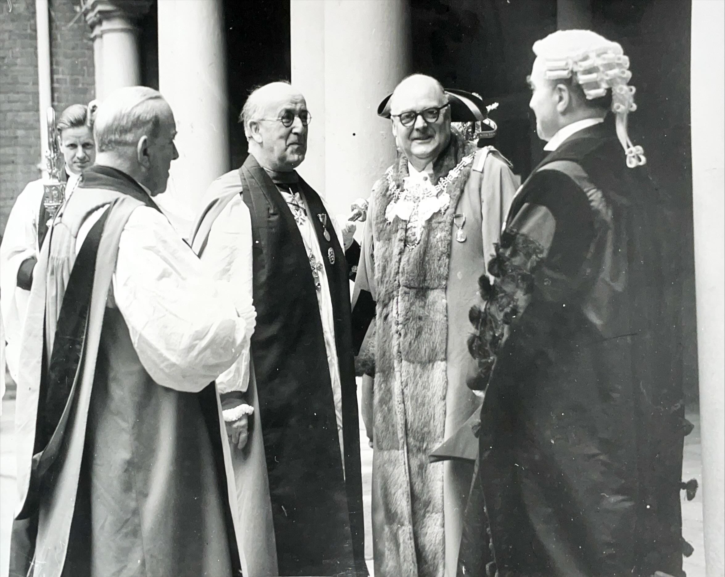 Inauguration of the Celebrations for the 27th Jubilee of the Diocese by the Archbishop of Canterbury, May 1954 (1 of 2)
