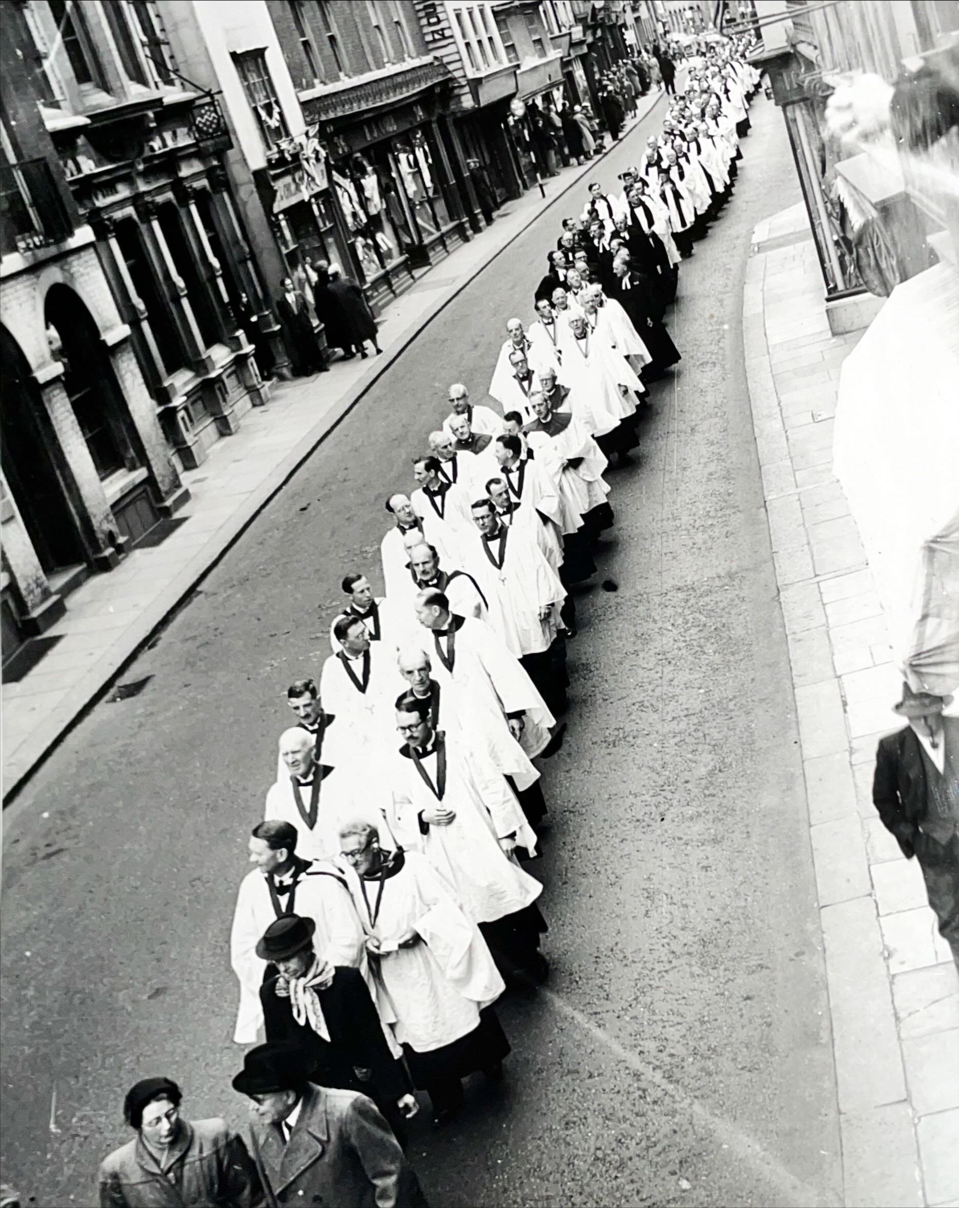 Inauguration of the Celebrations for the 27th Jubilee of the Diocese by the Archbishop of Canterbury, May 1954 (2 of 2)