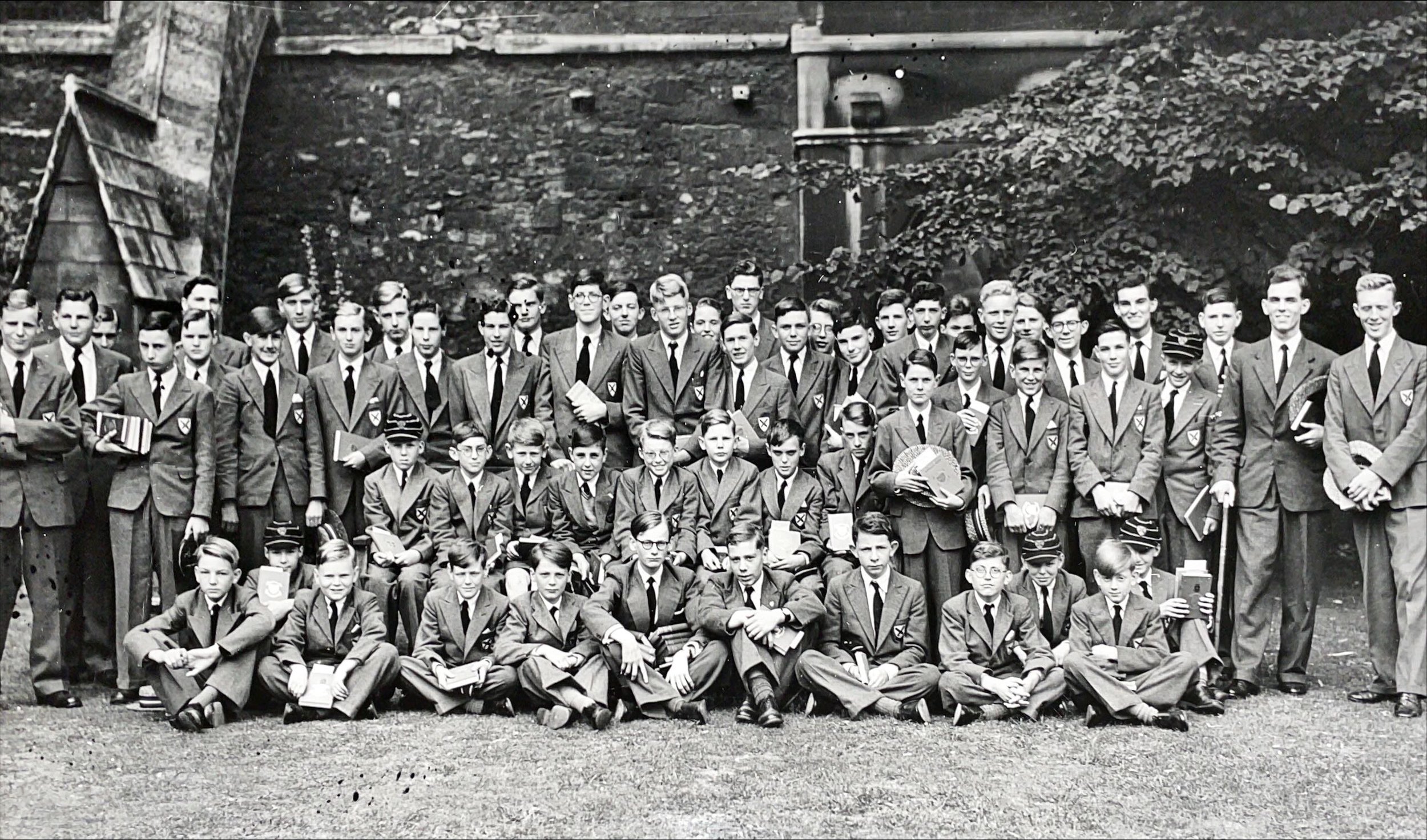 Pupils of King's School who recieved awards on Speech Day, July 1957