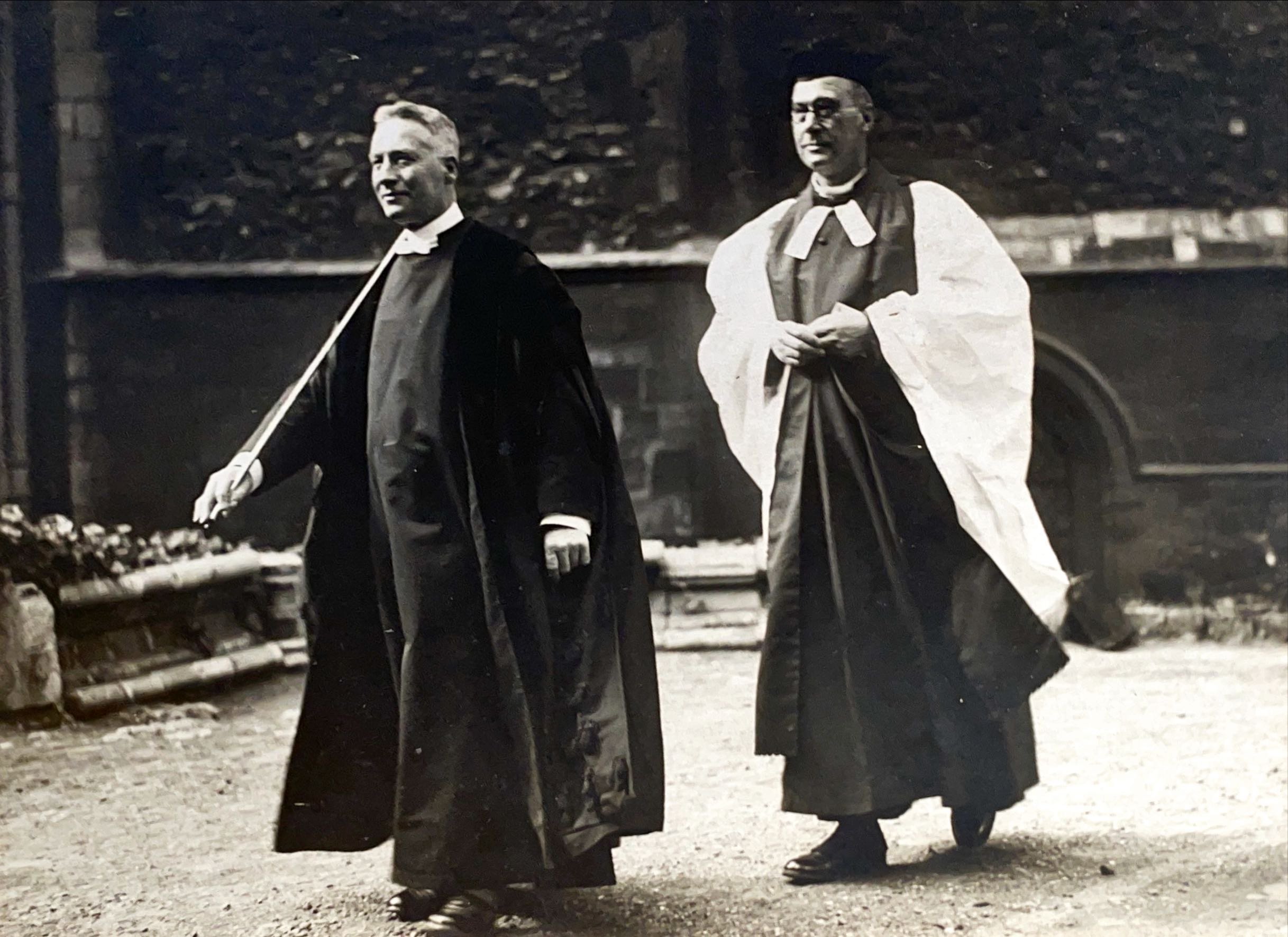 Verger Levett and Dean Talbot, September 1928