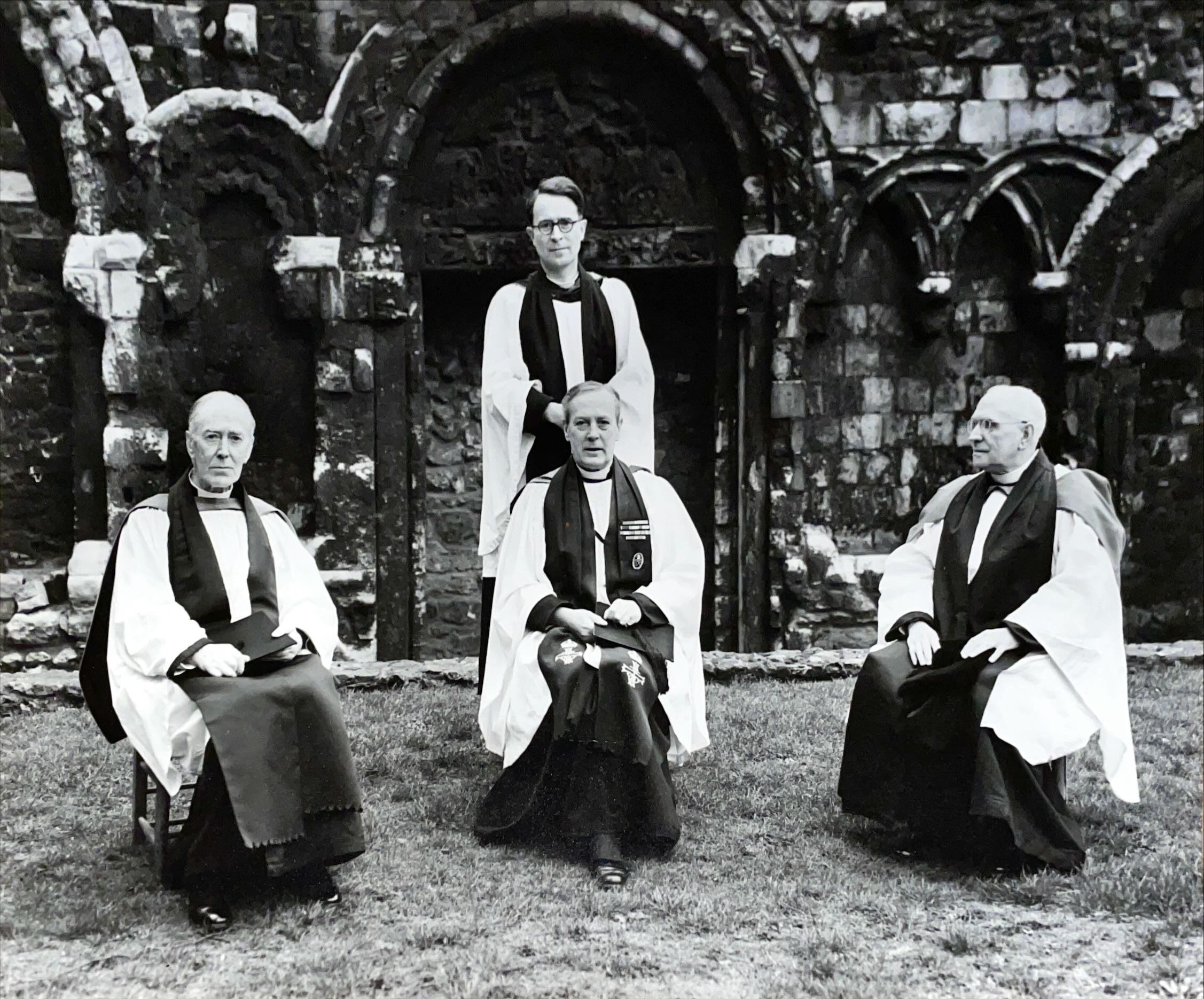 Canon Mackean, Dean Crick and Professor Finigan(?), 1950