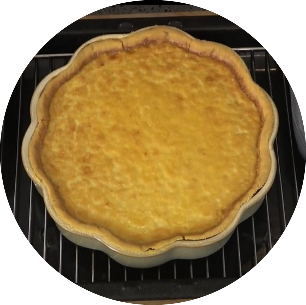 The Rochester Priory flan