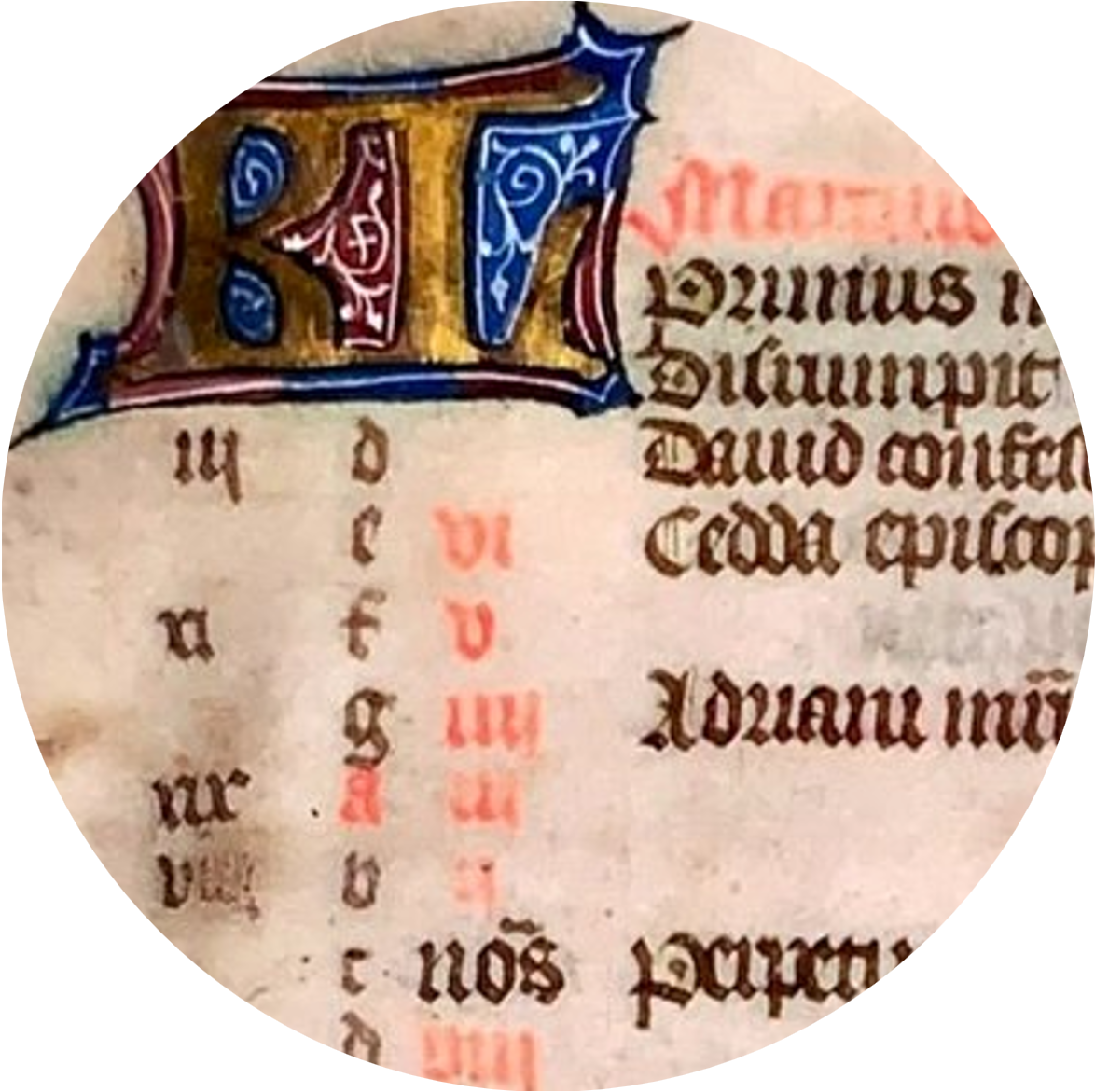 Rochester Diocese calendars, 15th century