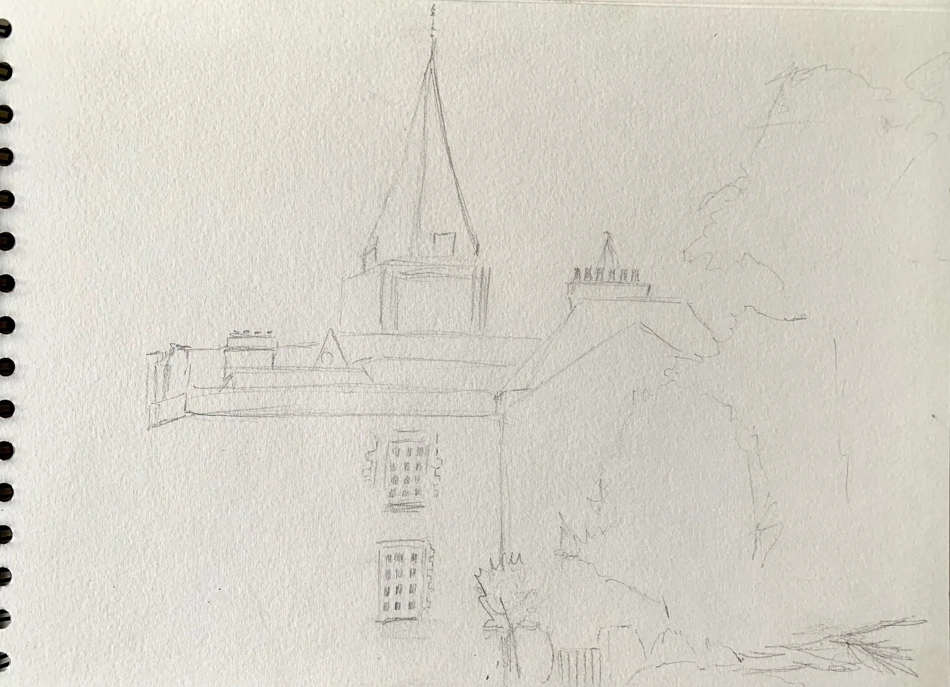 Medway and Chalk art group visit to King's Orchard — Rochester Cathedral