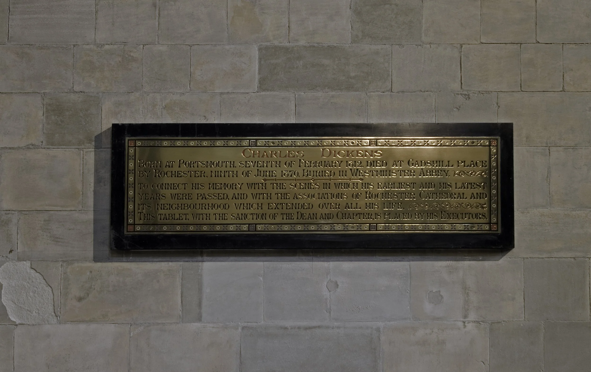 Oration from the Dickens Evensong 