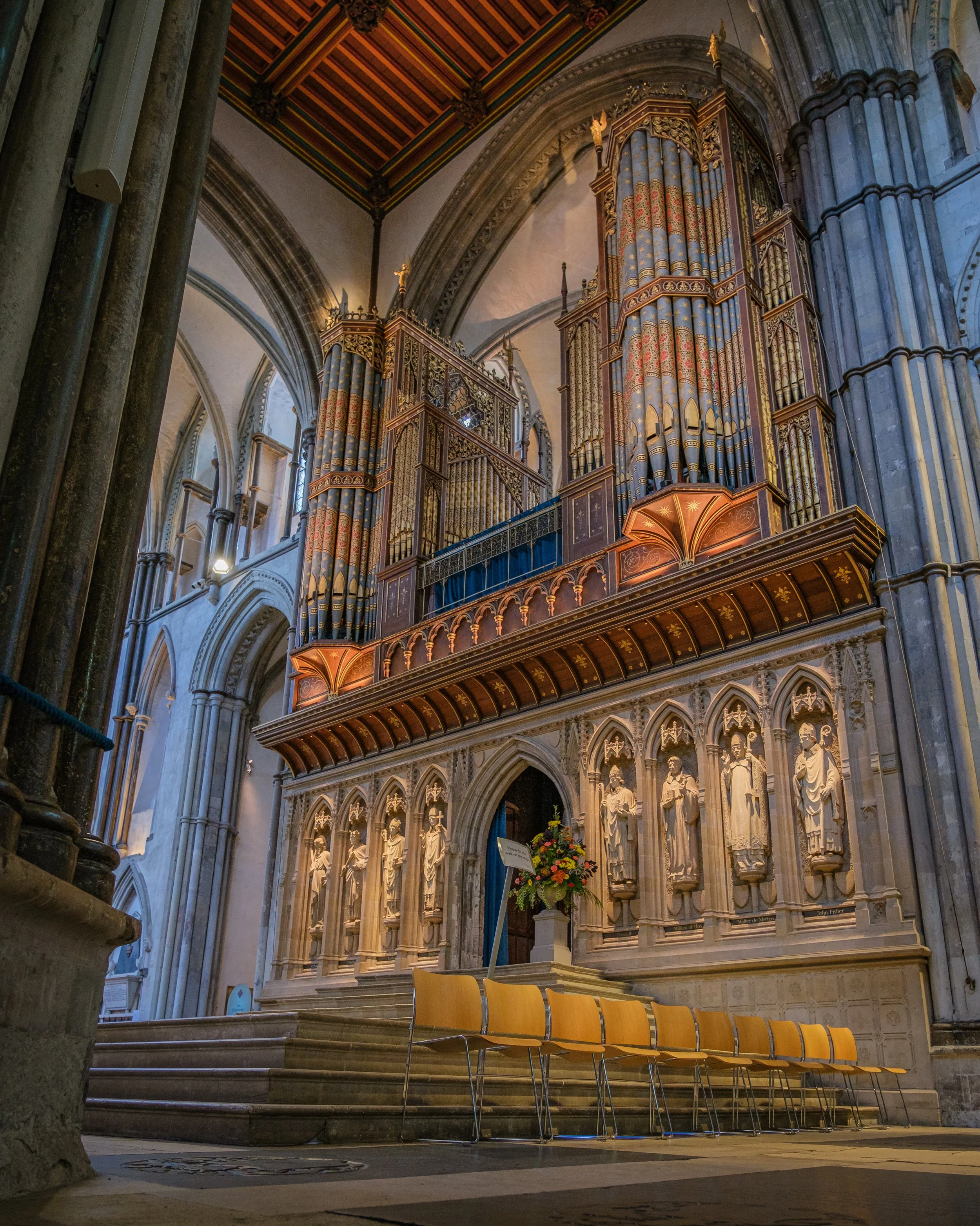 The Quire will be closed between 11am and 2pm.