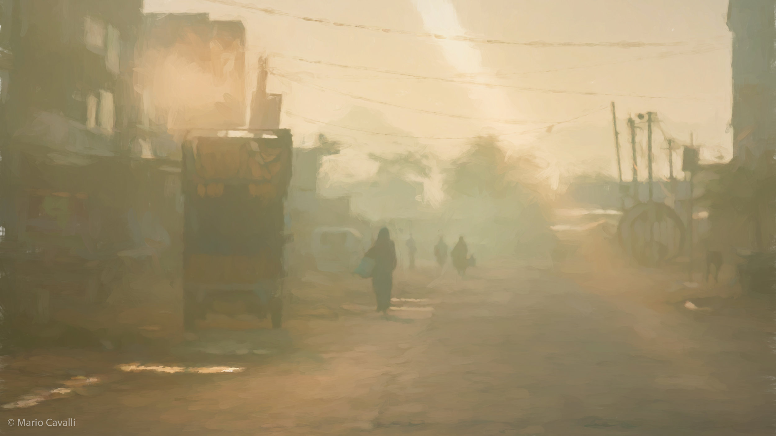 Rajasthani Village, Early Morning