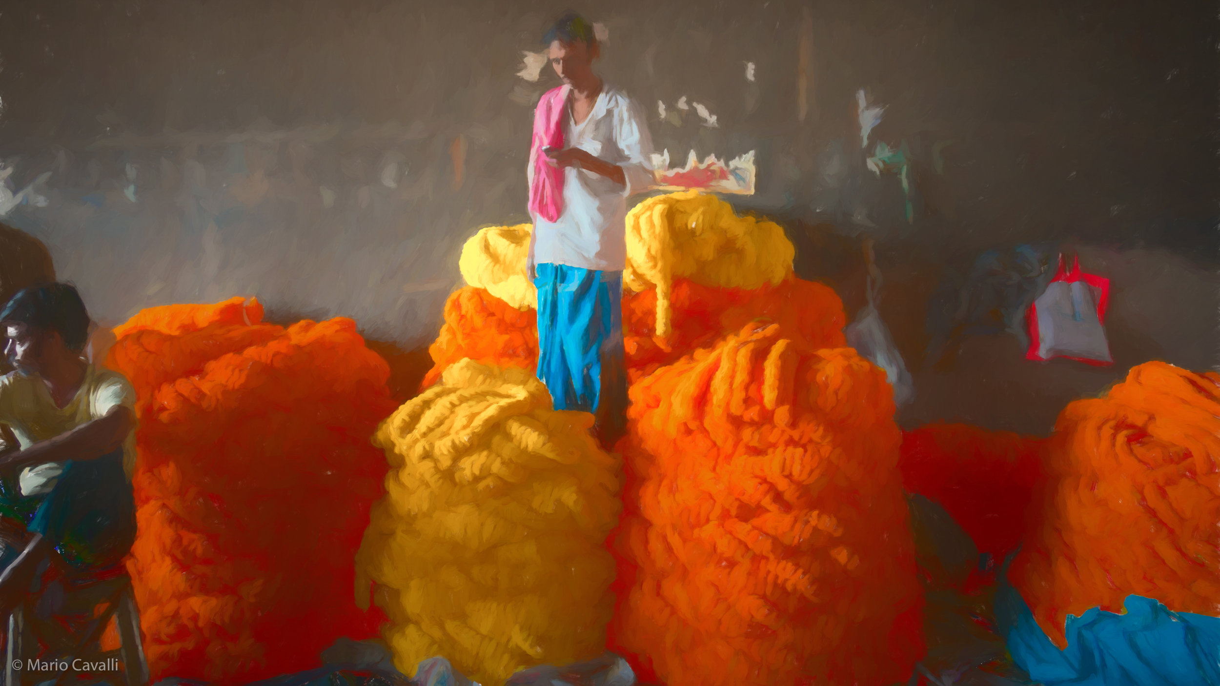 Marigolds, Kolkata Flower Market