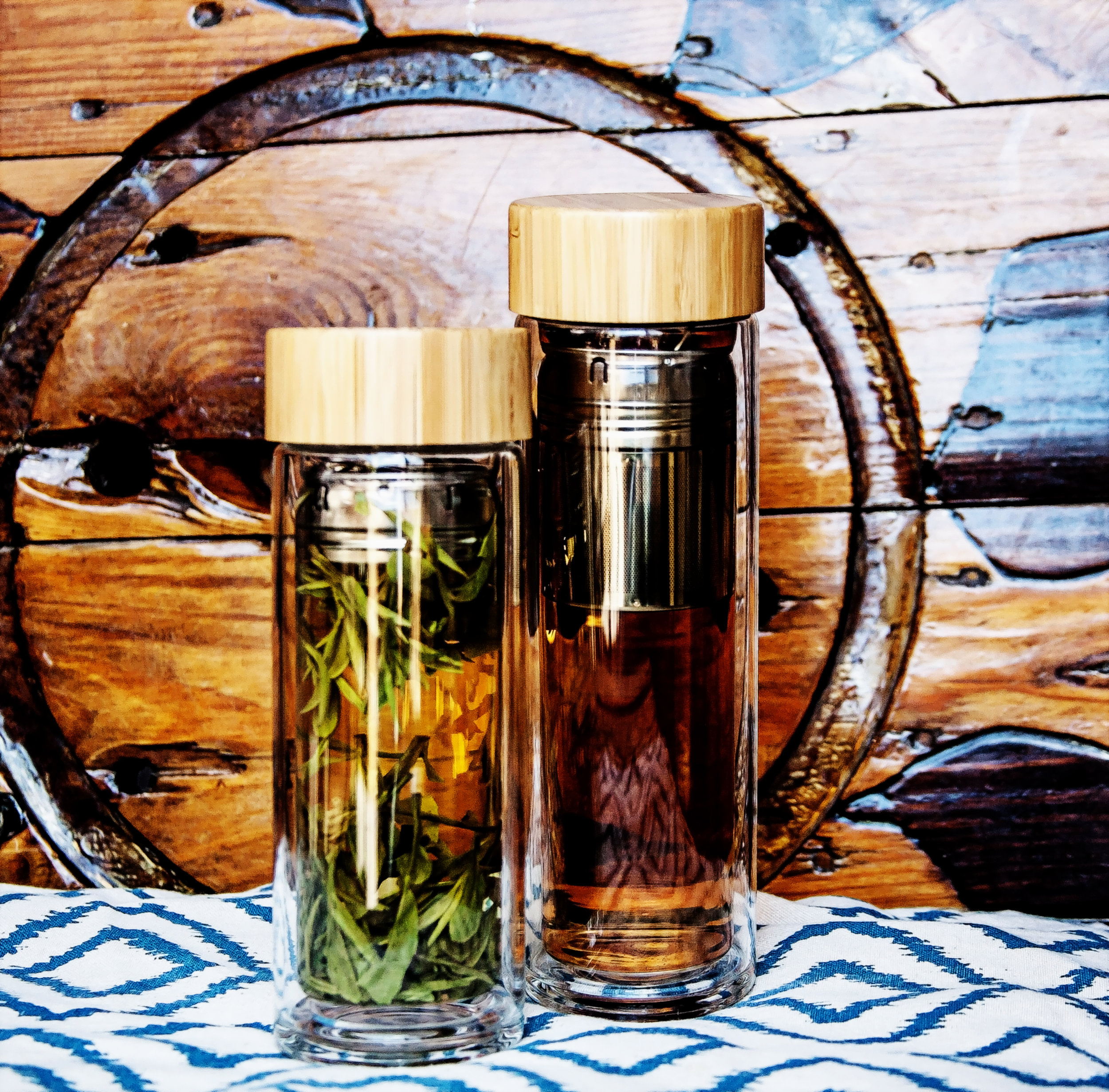 Double layer Glass Thermos - Tea Soul