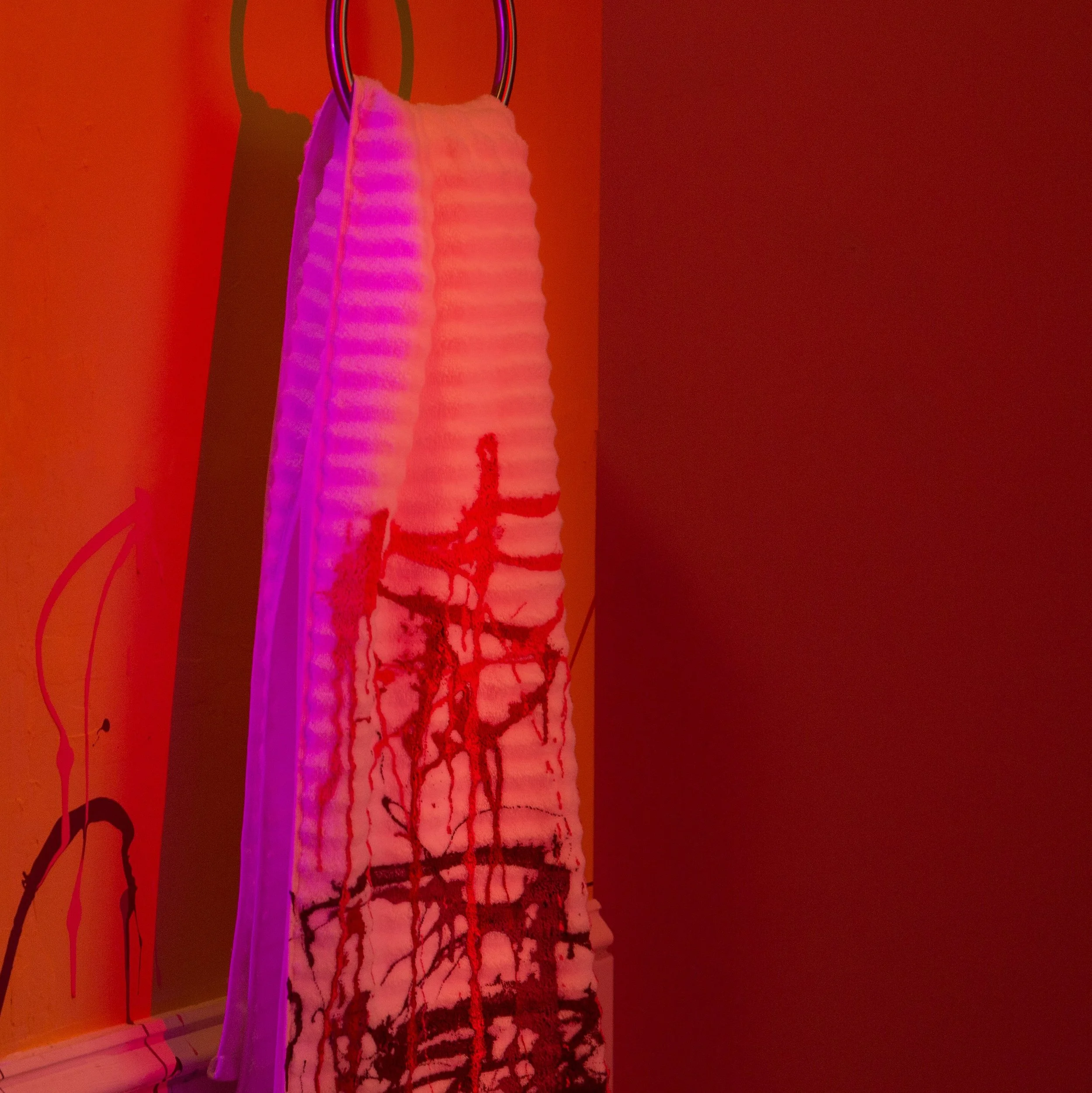 I would prefer not to. (detail) 2015 mixed media installation