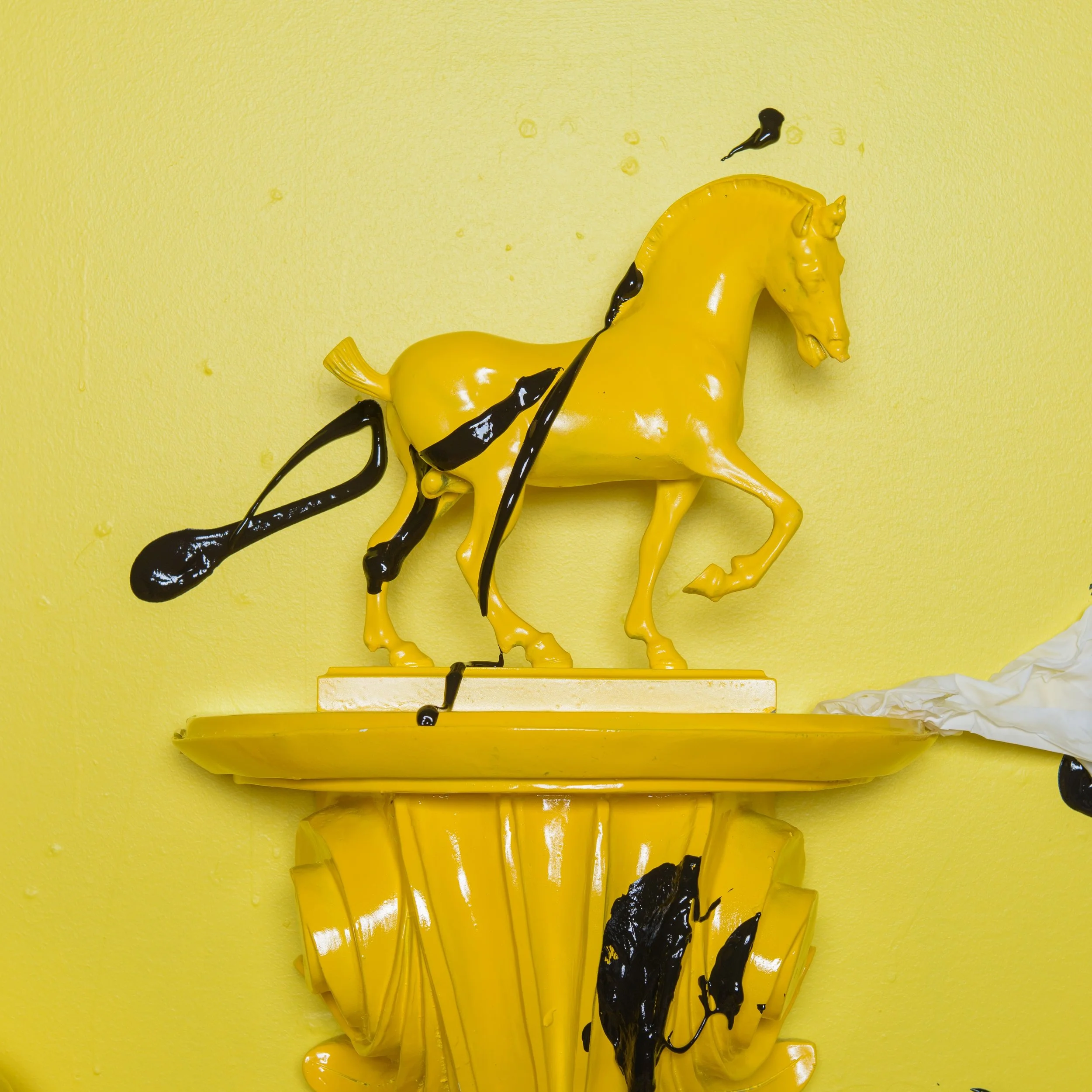 The Yellow Room (detail) 2018 mixed media installation