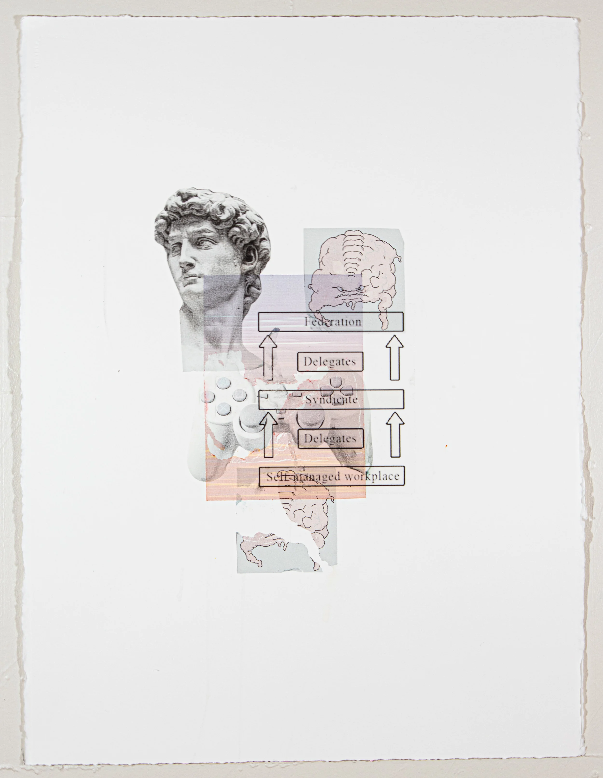 No. 15 2019 temporary tattoos on paper 30.5” x 23”