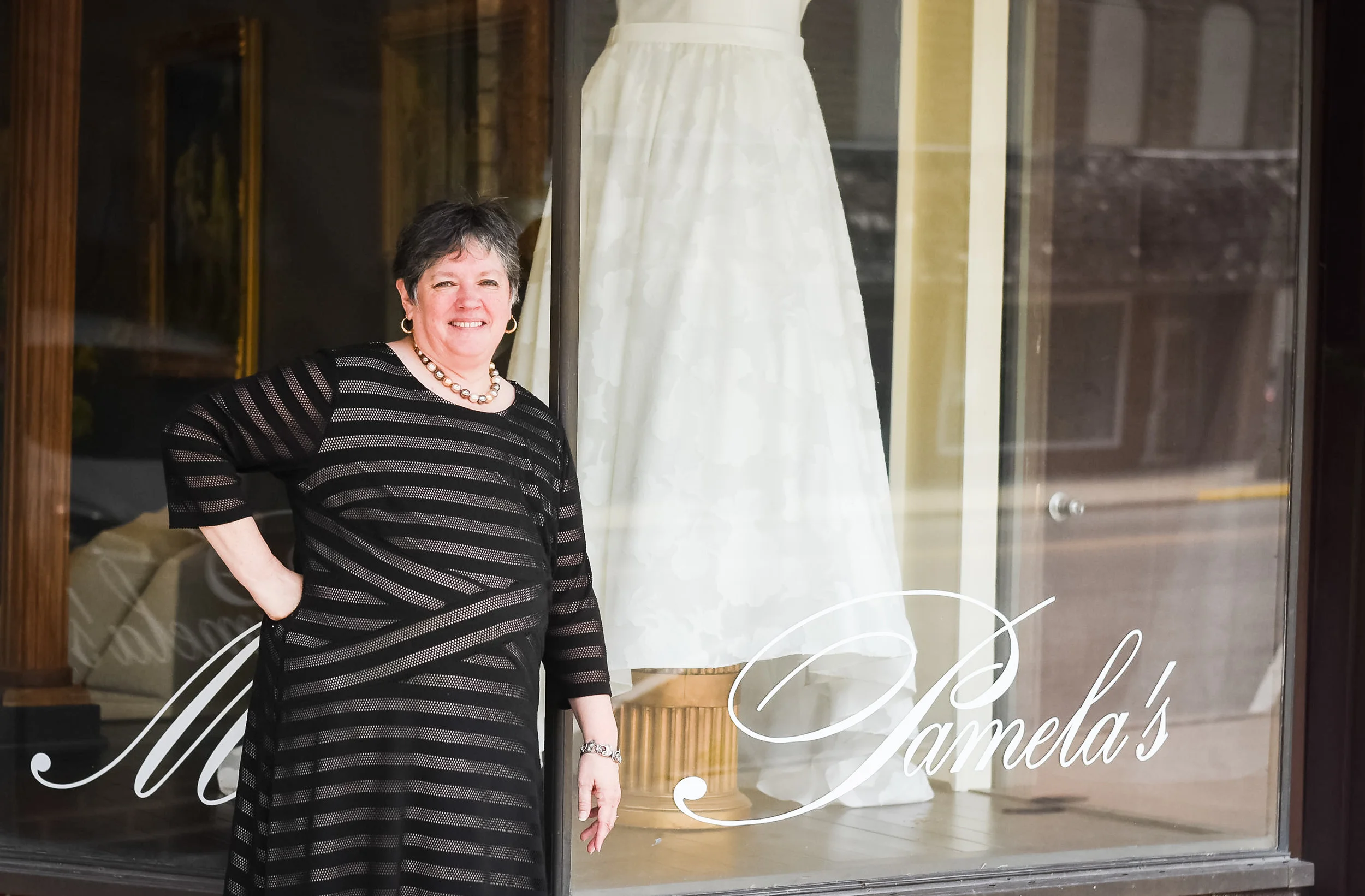 Pamela Inwood, owner, Miss Pamela’s – The Plus - Size Bridal Salon 