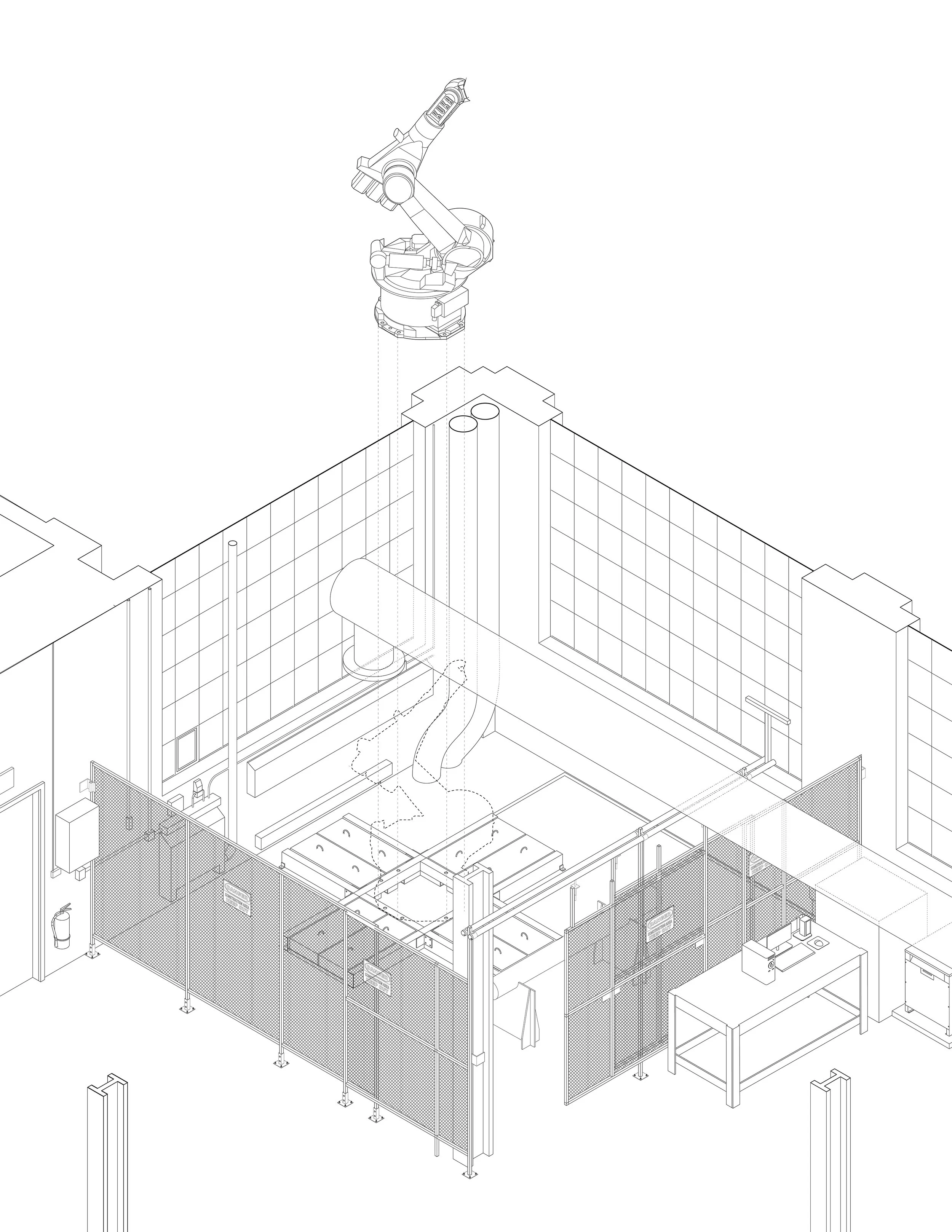 Kuka Kr-200 Safety Cage 
