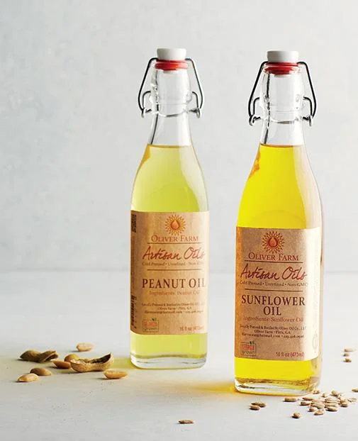 Oliver Farm Food Winner, 2015 Product: Artisan oils Made in: Pitts, GA oliverfarm.com “Let’s just say, I wasn’t a foodie before this,” says Clay Oliver, a Georgia farmer who was looking for a new source of income during the recession. It had been a good year for his sunflowers, so he bought a press and tried his hand at making oil. It turned out so well that he began experimenting with the pecans and peanuts he also grows on the generations-old farm where he grew up. “Most people don’t realize that the cheap peanut oil you buy at the store comes from the damaged and diseased crop,” he says. “The flavor of oil made with quality nuts can be a revelation.” Just two years after he first sent out samples, you’ll now find his oils at some of the best restaurants in the country: Miller Union in Atlanta; Husk in Nashville and Charleston, South Carolina; Extra Fancy in Brooklyn. And he has earned a following among home cooks who swear by them for everything from frying fish to sautéing vegetables to finishing salads. But Oliver’s number-one buyer is still his local grocery store: “Nothing makes me happier or more proud than my hometown supporting us.”