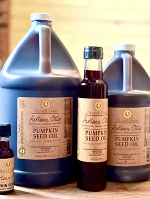 Pumpkin Seed Oil—Oliver Farm Artisan Oils